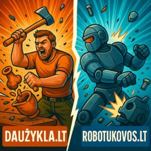 Pykčio kambarys + FPV robotų kovos 2 asmenims